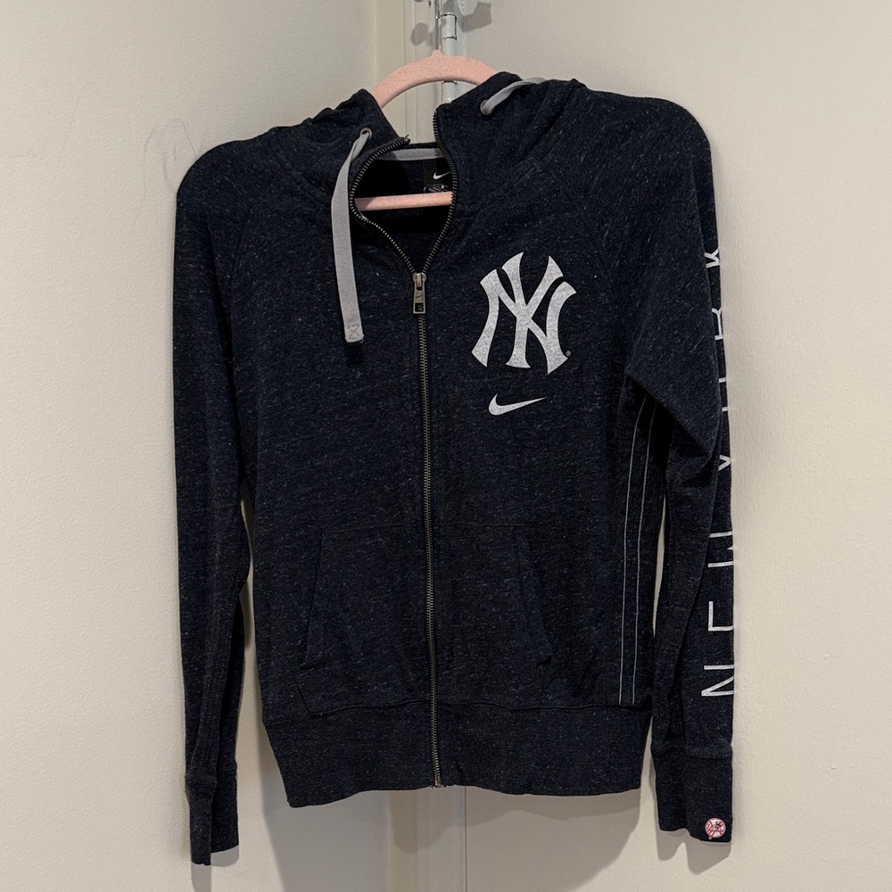 Nike Women's Navy Full-Zip Hoodie